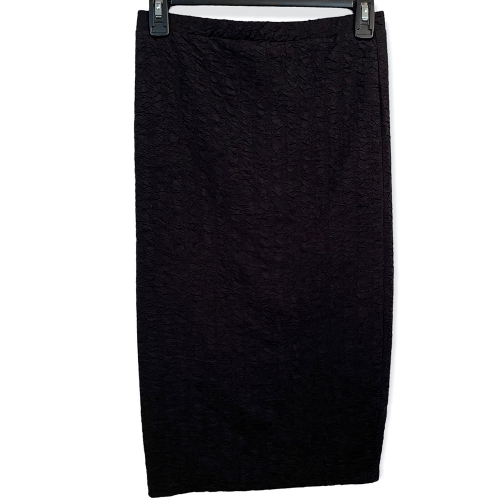 Bar III black textured pencil skirt size small